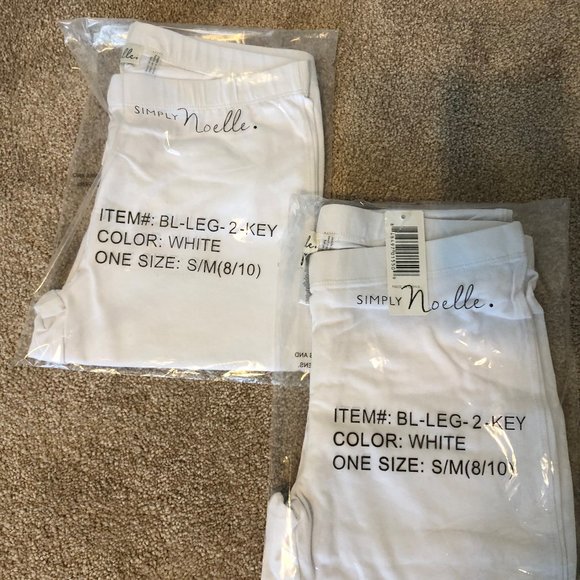 NWT White Stretch Capris - Picture 4 of 4